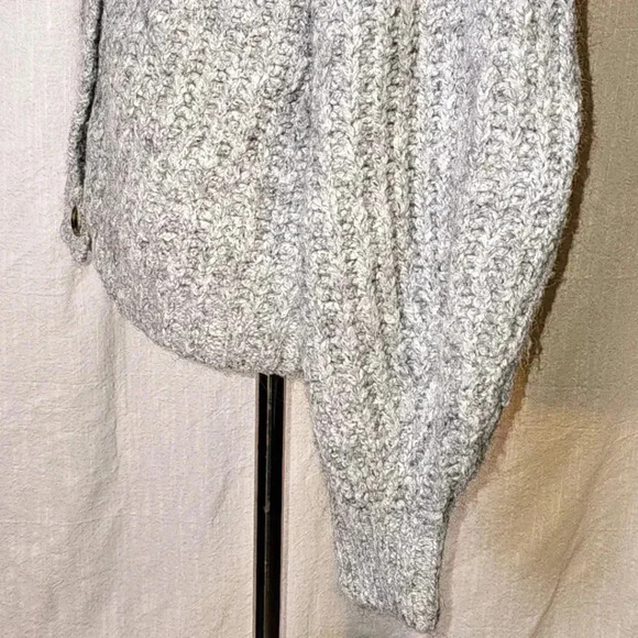 Lucky Brand Women's Cardigan Gray Size S/P Wool Blend - Picture 5 of 11